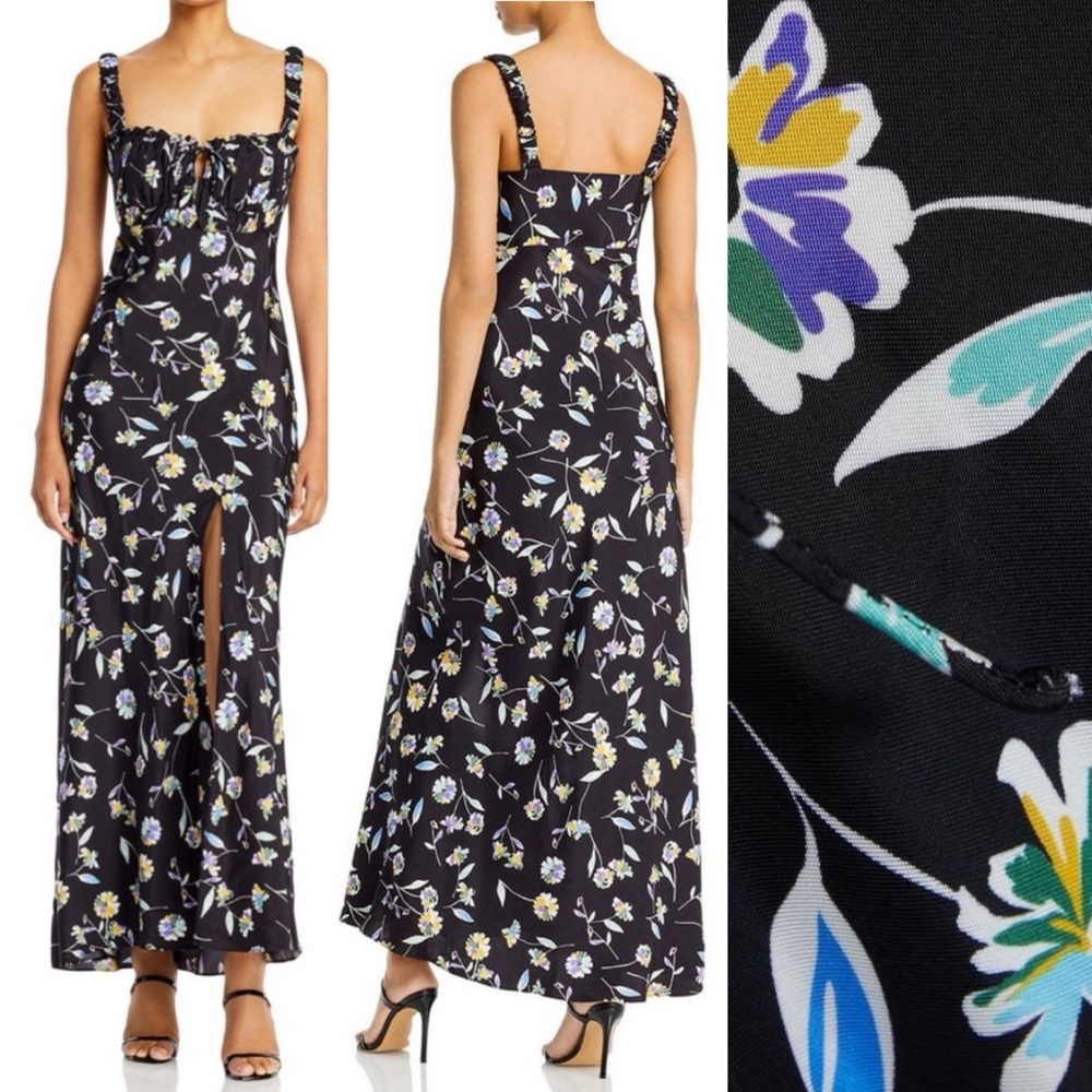 NICHOLAS Nina floral-print satin maxi dress, size 10
 $395
Size: 10
NICHOLAS
NWT - Picture 9 of 12